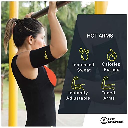 HOT SHAPERS Hot Arms – Women's Sweat Band – Wrap – Bicep Trimmer Suit for Running, Workouts, Weight Loss, Slimming… - Image 5