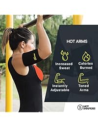 Hot Shapers Hot Arms   Women's Sweat Band   Wrap   Bicep Trimmer Suit for Running, Workouts, Weight Loss, Slimming Flabby Arms   Gym Equipment, Phone Accessory
