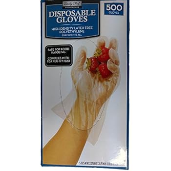 Amazon.com: Daily Chef Disposable Gloves 500 Count