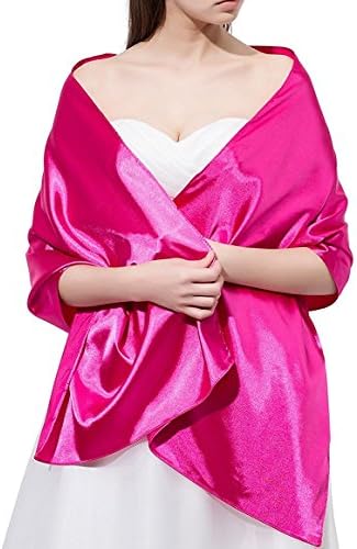 Baiweite Satin Shawl Wrap For Evening/Wedding Party