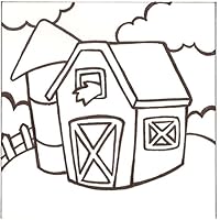 PaintaDoodle 12 x 12 Barn Canvas Painting Kit
