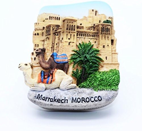 Ait Benhaddou Marrakech Morocco Camels Magnets Souvenirs Thailand Vintage HandMade Design