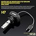 BEAMTECH H7 LED Headlight Bulb, 50W 6500K 8000Lumens Extremely Brigh CSP Chips Conversion Kit