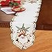 Collections Etc Christmas Santa Claus Table Linens Runner