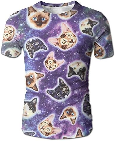 Cat Men's 3D Short Sleeve T-Shirt