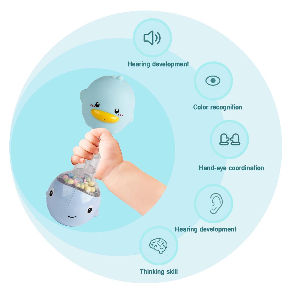 フロートとスクイーク 子供用 ベビーラトル 2個 おもちゃ 赤ちゃんのお風呂用おもちゃ B07gr2pbq2 Pengpo ラバーダック がらがらラトル 殿堂 フロートとスクイーク 子供用 ベビーラトル 2個 おもちゃ 赤ちゃんのお風呂用おもちゃ B07gr2pbq2 Pengpo ラバーダック がらがらラトル 殿堂