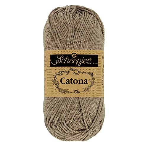 Scheepjes - Scheepjes Catona 254 Moon Rock Yarn - 1x25g