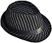 Livingston Men Women's Manhattan Short Brim Gangster Fedora Hat (Black)