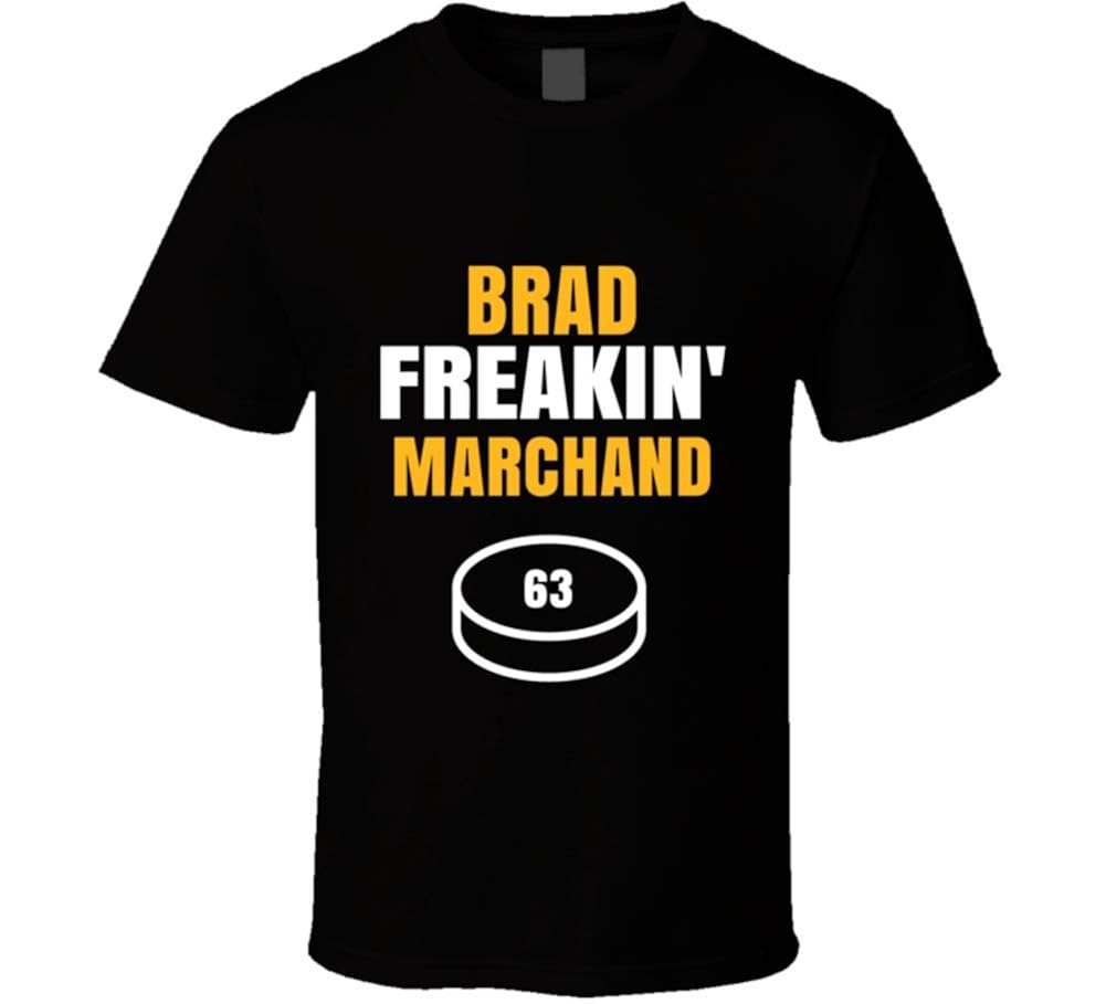 Brad Freakin Marchand Boston Hockey Fan T Shirt 6693  Kitilan