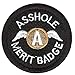 U-LIAN Asshole Merit Badge Patch Embroidery Morale Tactical Patch Hook and Loop Molle Attachment