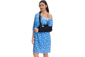 APRBARK Women's Magnetic Post Shoulder Surgery Dress Rotator Surgery Recovery Must Haves Hospital Gown Adaptive Clothing with Pockets