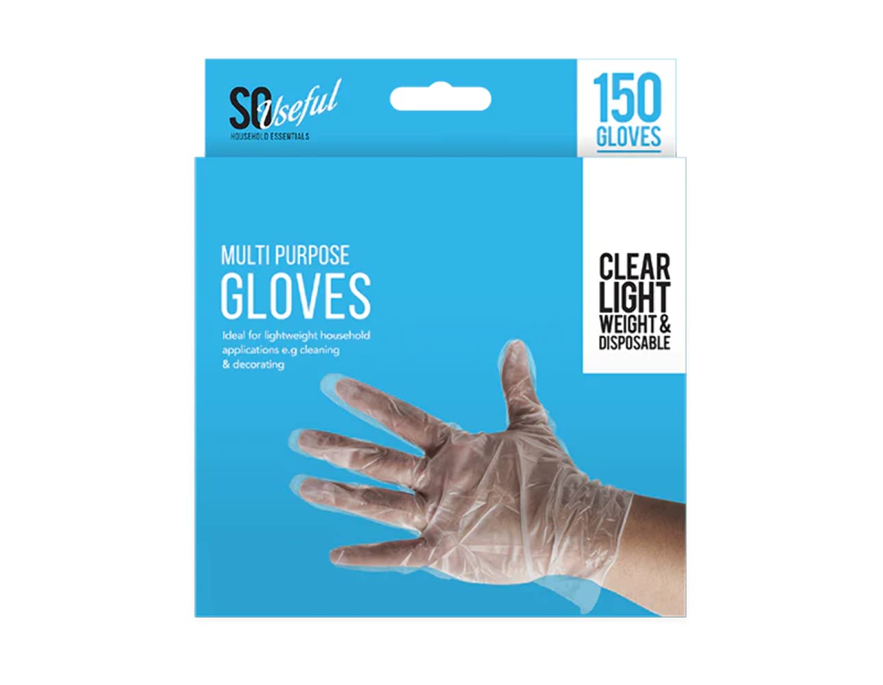 Multi Purpose Gloves | Clear & Lightweight | 150 Pack