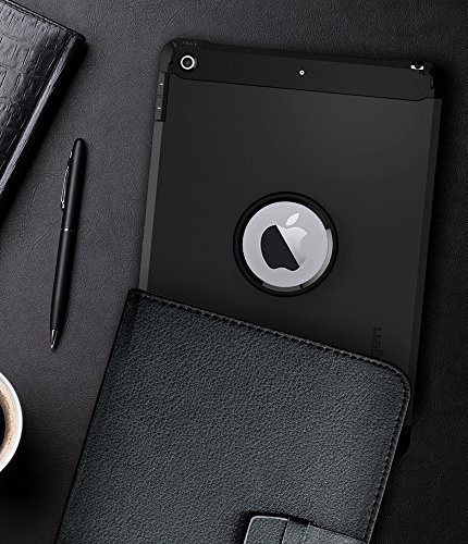 Spigen Tough Armor Compatible con Apple iPad 9.7 (2017) Funda - Negro - Imagen 8