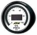 AEM 30-4401 0-100 PSI Oil or Fuel Pressure Gauge