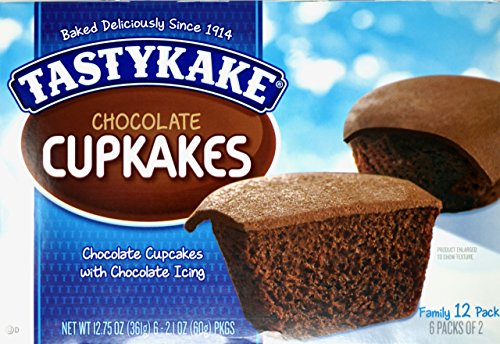 (2) Tastykake Chocolate Cup Cakes Family Packs