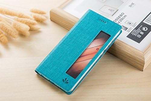 Huawei P20 Pro Flip Case, Meiya Fashion PU Leather+ Soft Cystal TPU Shockproof Flip Cover Case Shell Huawei P20 Pro, Slim Magentic Case Card Slot Stand (Blue)