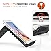 MoKo Wireless Charger with AC Adapter, 3 Coils Charging Pad Stand for iPhone Xs/Xs Max, Samsung Galaxy Note 8/9/ S7 / S7 Edge / S6 / S6 Edge/LG G3, Google Nexus 7, All Qi-Enabled Devices, Black