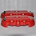 4Pcs RED 3D Rear Caliper Covers Embossed Brem Fit Pliers Covers Car Universal Disc Brake Caliper Covers Front & Rear
