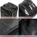Toiletry Bags, Sumnacon Unisex PU Leather Waterproof Travel Toiletry Bag Organizer Perfect for Shaving Grooming Dopp Kit & Household Business Vacation, Cosmetic Bag with Portable Handle