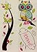 Hoot Owl on Branch Removable Wall Decals Stickers Peel and Stick Won't Harm Walls