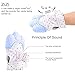 Baby Teething Mitten for Babies Soothing Pain Relief ,Silicone Teething Mitt Teether Gloves BPA Free,massage teether Mitt,teething Toys,infant for 3-12 months (2 pack)