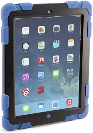Caseiopeia 360 Rotating Kickstand Rugged Heavy Duty iPad 2/3/4 Case with Screen Protector (KSR-IP4-BLU)