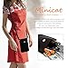 MINICAT Back Slot Series PU Leather Small Crossbody Cell Phone Purse Wallet Smartphone Bags for Women(B-Brown)