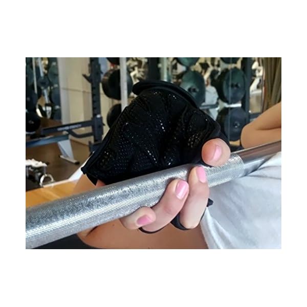 Fit Active Sports New Ventilated Weight Lifting Workout Gloves with Built-in Wrist Wraps for Men and Women - Great for Gym Fitness, Cross Training, Hand Support & Weightlifting. - Image 3