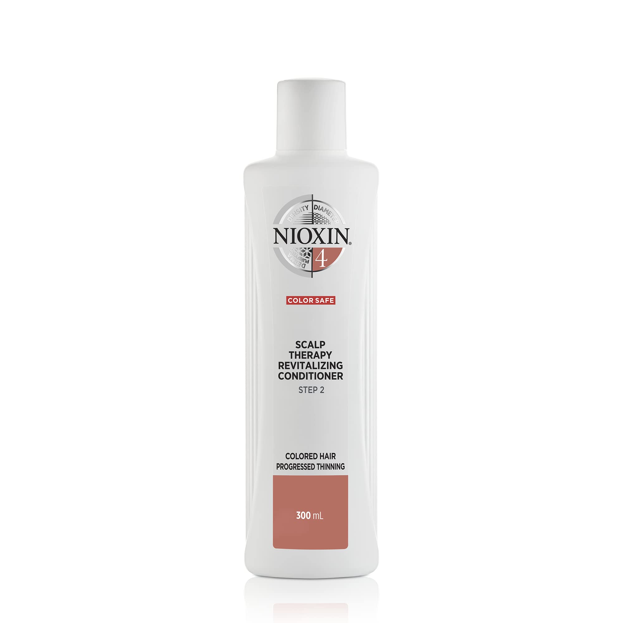 Nioxin 3-Part System, System 4 Coloured Hair with Progressed Thinning , Hair Thickening Treatment, Scalp Therapy, Conditioner 300ml