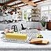 James Scott Glass Butter Dish With Lid, holds a standard stick of butter