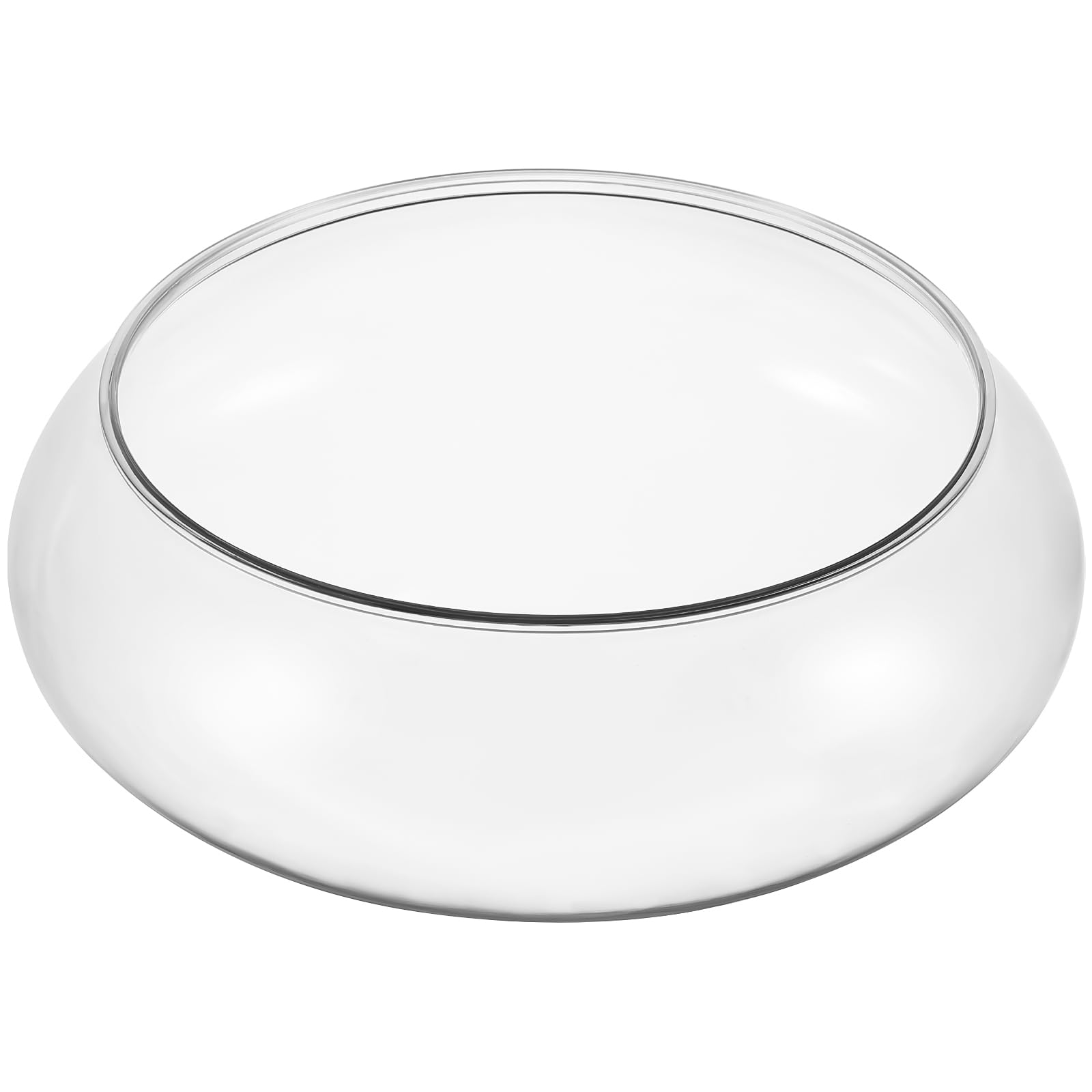 Toddmomy Rimless Acrylic Fish Tank 9.5 Inch Transparent Desktop Aquarium for Betta Fish and Aquatic Plants Home Office Decoration