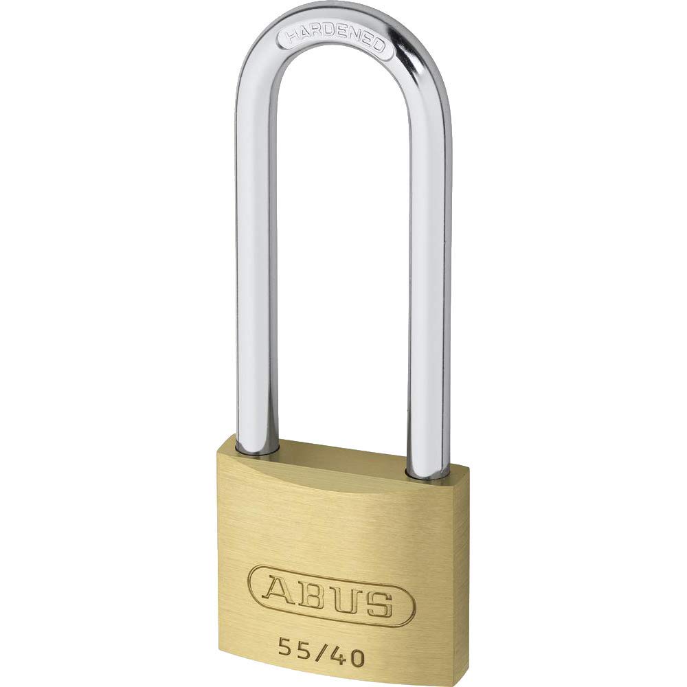 ABUS 04763 63mm Long Shackle Special Brass Padlock with 5401 Alike Keyed