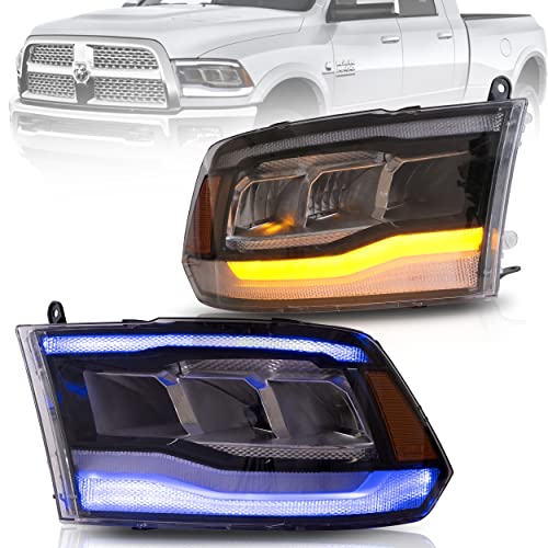 VLAND Headlights Assembly Fit for 20092018 Dodge RAM 1500/2500/3500