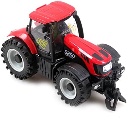 Niubai Pull Back Tractor Model Alloy Metal &amp; Plastic Toy Cars with Sound Music for Children Gift
