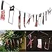 12PCS Bloody Splatter Weapons Props for Halloween Garland Party Decoration Haunted House Banner 7.9 ft /2.4M (Bloody Banner)