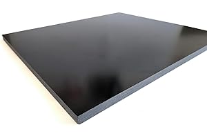 CNCARBONFIBER 1pcs G10 Glass Fiber Sheet 335X300X10MM for RC Model Black Color
