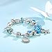 Presentski European Ocean Beach Charm Beaded Bracelet for Women Seashell Turtle Starfish Dolphin Charms