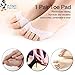 Half Toe Gel Forefoot Shoe Insole Half Toe Sleeve Metatarsal Pads Ball of Foot Cushions for Women High Heels to Pain Relief shoe inserts for Women & Men 2 Pairs (4 Pieces)
