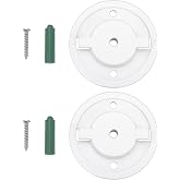 ECSiNG 2 Set Smart Camera Wall Mounting Base TL70 Accessories Compatible with Tapo C200 Compatible with TP-Link C210 White 55cm with Screw