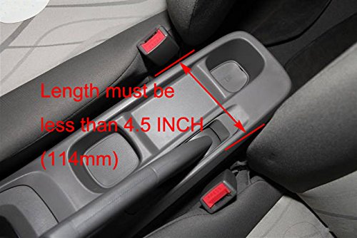 Brand New Black Leather Big Storage Armrest Box Front Center Console w/ Adjustable Bracket - Thumbnail 4