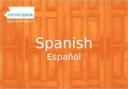 Me No Speak Spanish English And Spanish Edition Cheryn