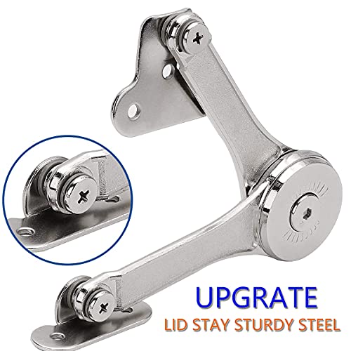 Toy Box Hinges Soft Close Lid Support Hinges Heavy Duty,Soft Close