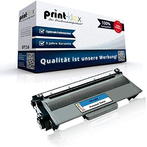 Print-Klex Compatible XXL Yield Toner Cartridge for Brother MFC8510 DN MFC8515 DN MFC8520 DN MFC8710 DW MFC8810 DW MFC8910 DW MFC8950 DW MFC8950 DWT TN-3330 TN-3380 TN3330 TN3380 TN 3330 TN 3380