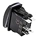 FAN SWITCH OZ-USA Laser Blue LED Rocker On/Off Switch UTV TRUCK POLARIS RZR XP 900 800 DASH