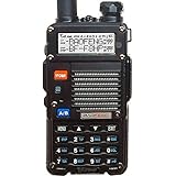 BaoFeng BF-F8HP (UV-5R 3rd Gen) 8-Watt Dual Band Two-Way Radio (136-174Mhz VHF &amp; 400-520Mhz UHF) Includes Full Kit