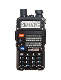 BaoFeng BF F8HP (UV 5R 3rd Gen) radio bidireccional de doble correa de 8 watts(136 174MHz VHF & 400 520MHz UHF) incluye el kit completo con batería de larga duración
