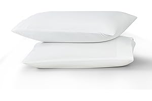 Home Beyond & HB design - 2-Pack Premium Pillowcase Set (King Size, 20x40-Inch, White) - Super Soft Microfiber Bed Pillow Cov