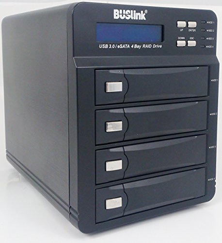Buslink U3-40TB4S 40TB 4 bay RAID Mode Selectable USB 3.0/eSATA External Desktop Hard Drive
