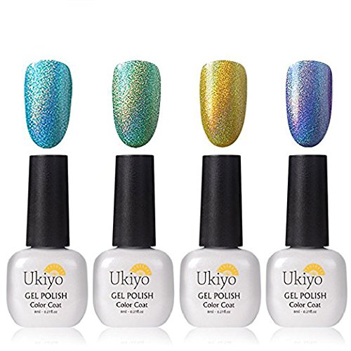Ukiyo 4pcs Gel Nail Polish Set Rainbow Series Soak off UV LED Gel Lacquer Varnish Pedicure French Nail Art 4 Colors Combo Ukiyo 4pcs Gel Nail Polish Set Rainbow Series Soak off UV LED Gel Lacquer Varnish Pedicure French Nail Art 4 Colors Combo