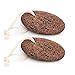 California Home Goods 2 Pack, Pumice Stone for Foot Callus - Premium Callus Remover for Feet and Hands - Pedicure Tools, Exfoliation to Remove Dead Skin - Natural Foot File